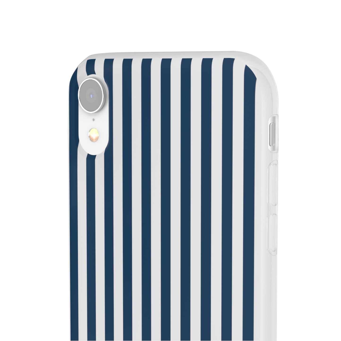 Navy Blue Stripes Flexible Phone Case iPhone Case Samsung Galaxy - Phone Case - Kristine Celestine
