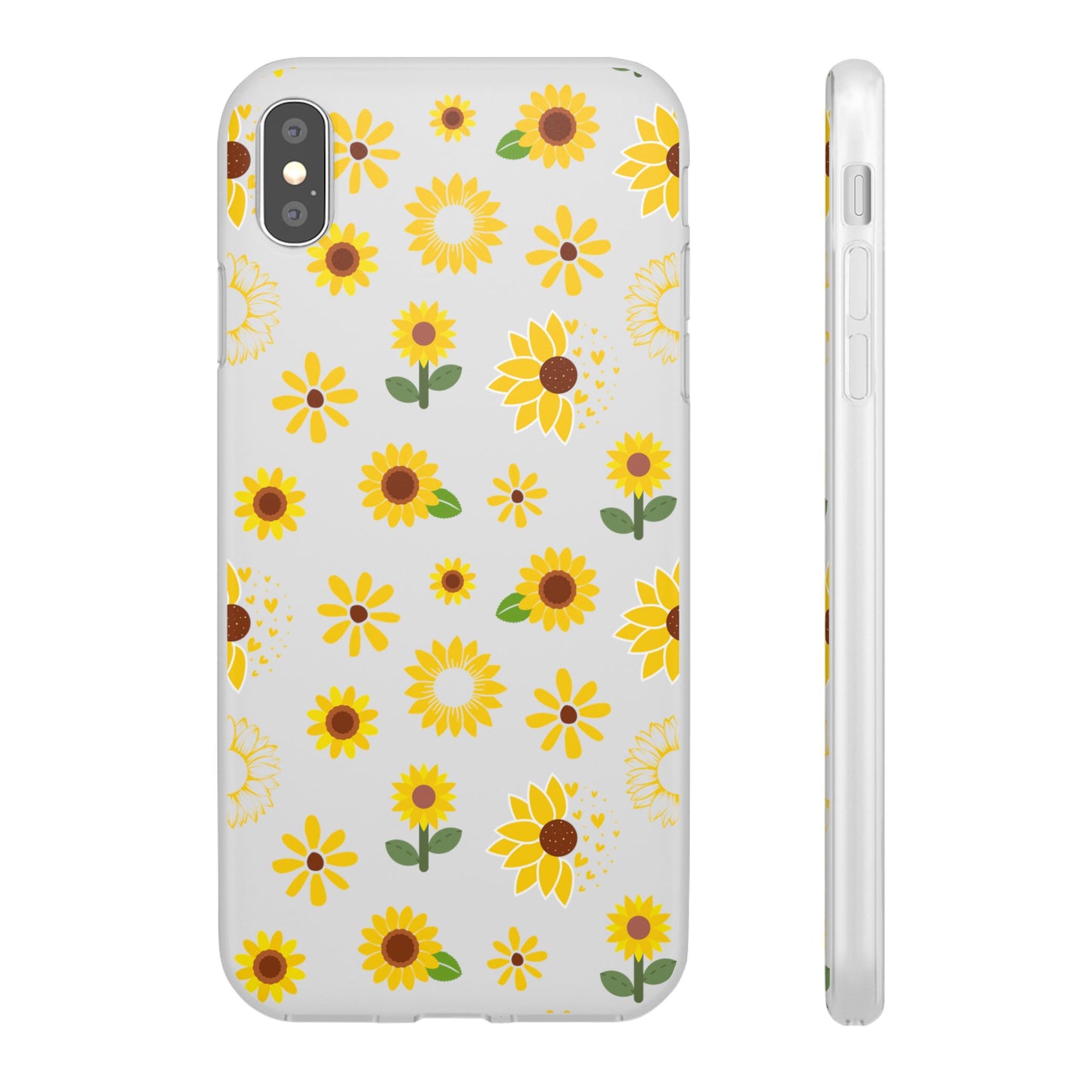 Sunflower Burst Flexible Phone Case iPhone Case Samsung Galaxy