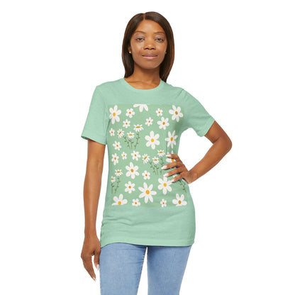 Mint Daisy Delight T - Shirt - T - Shirt - Kristine Celestine