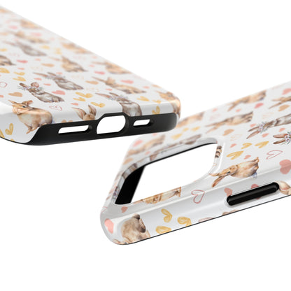 Bunny Love Tough Phone Case for iPhone and Samsung Galaxy