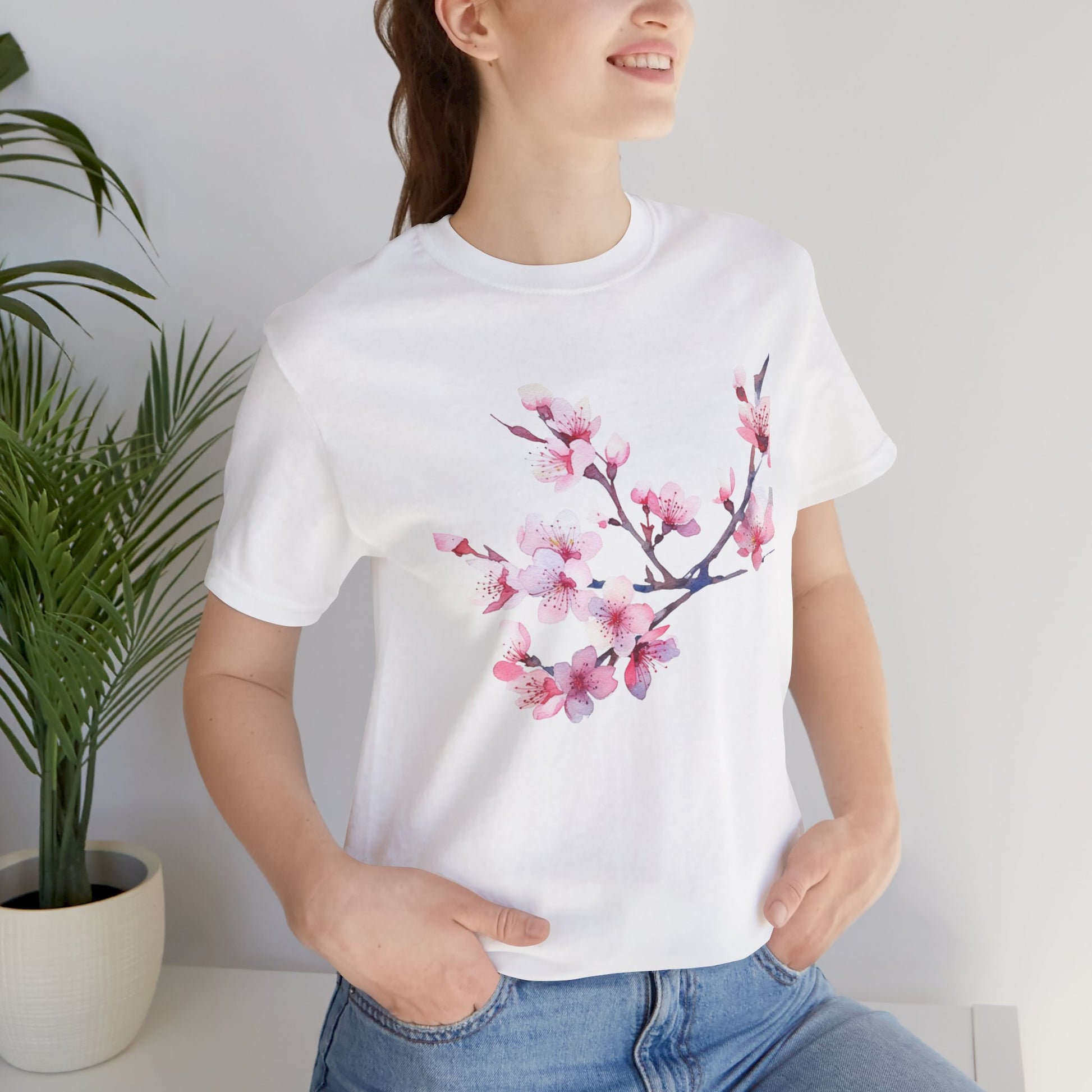 Japanese Cherry Blossom T - Shirt (vL) - T - Shirt - Kristine Celestine