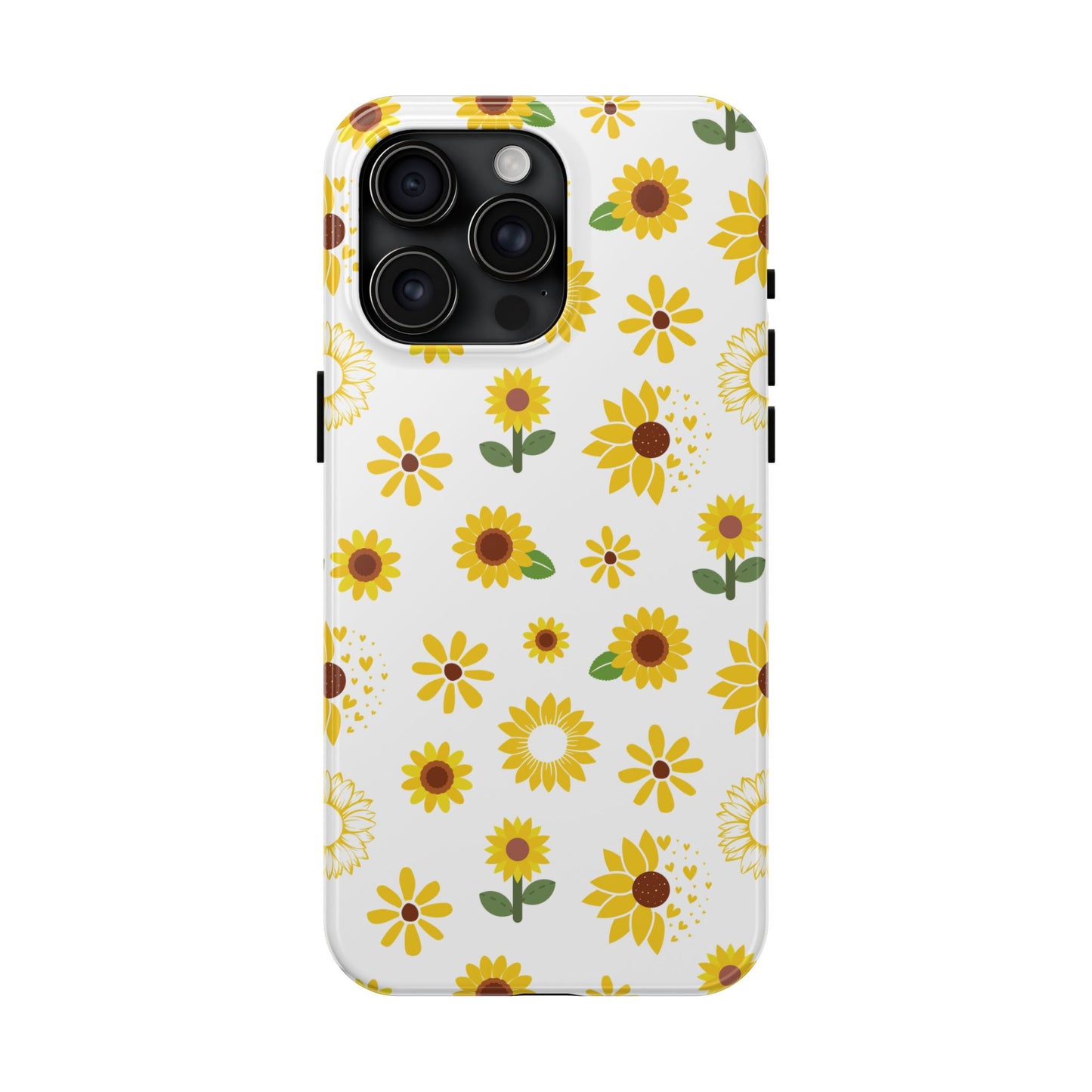 Sunflower Burst Tough Phone Case for iPhone and Samsung Galaxy