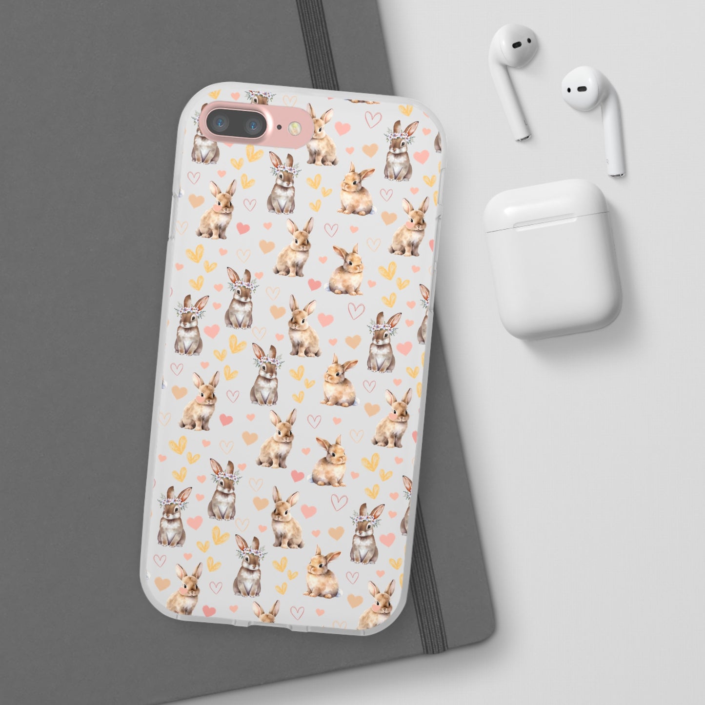 Bunny Love Flexible Phone Case iPhone Case Samsung Galaxy - Phone Case - Kristine Celestine