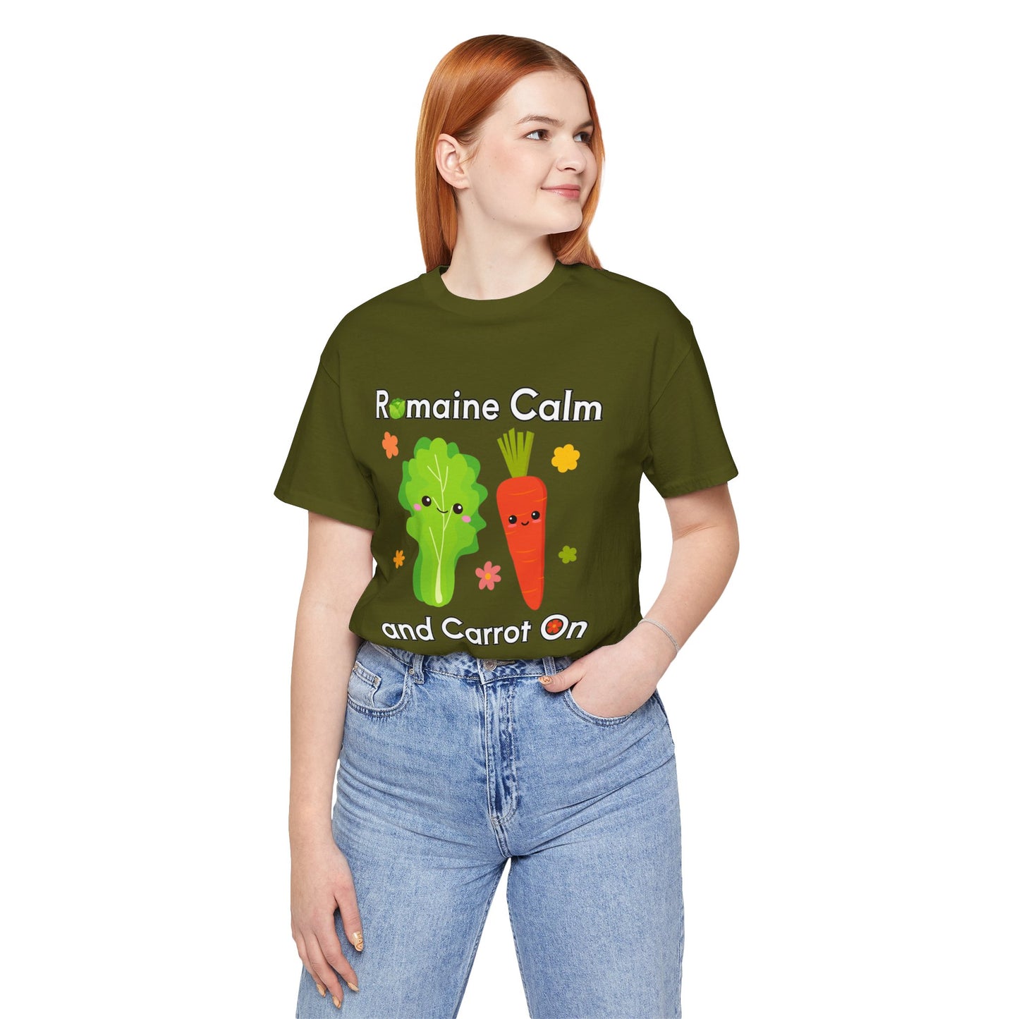 Romaine Calm and Carrot On T-Shirt