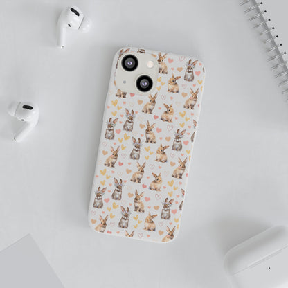 Bunny Love Flexible Phone Case iPhone Case Samsung Galaxy - Phone Case - Kristine Celestine