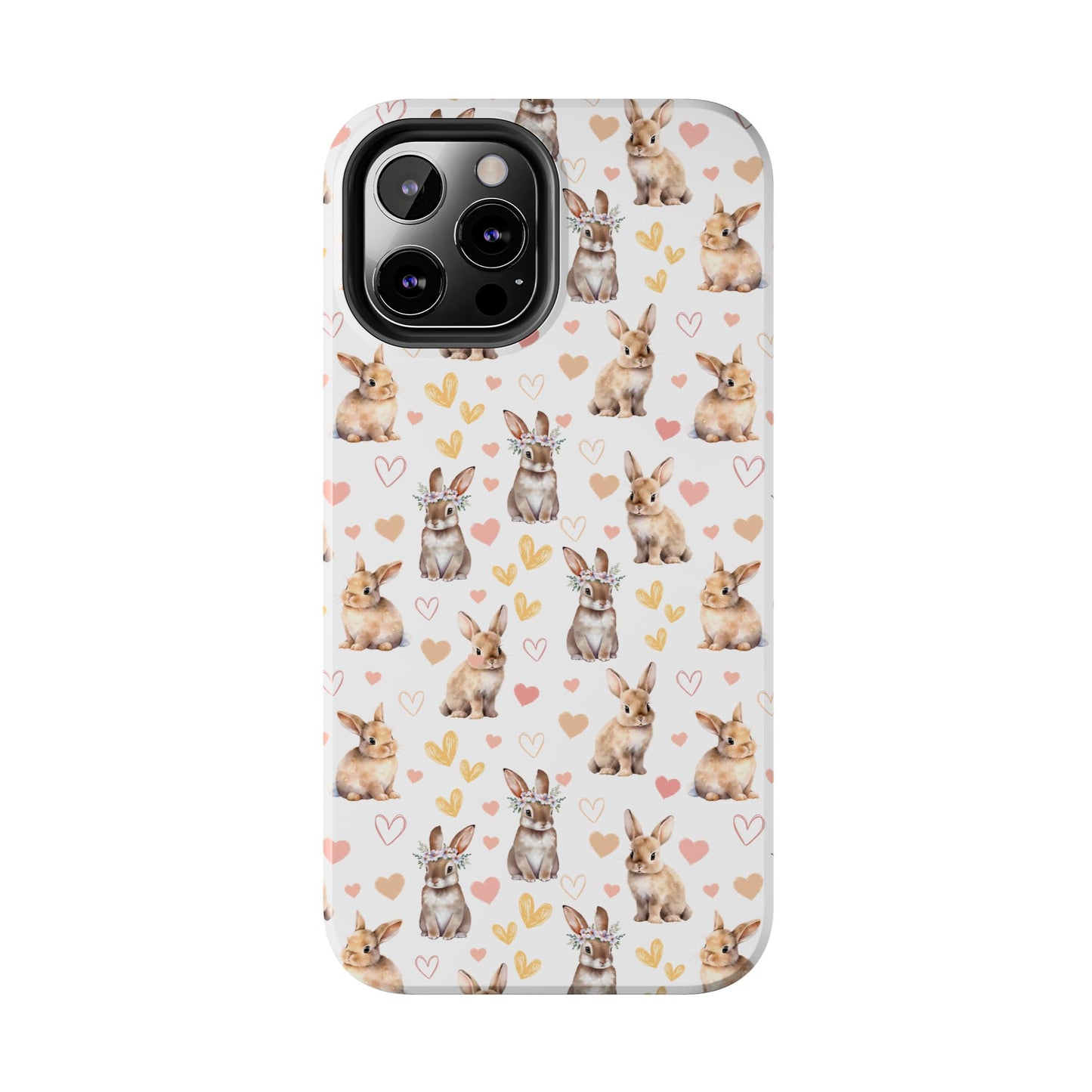 Bunny Love Tough Phone Case for iPhone and Samsung Galaxy