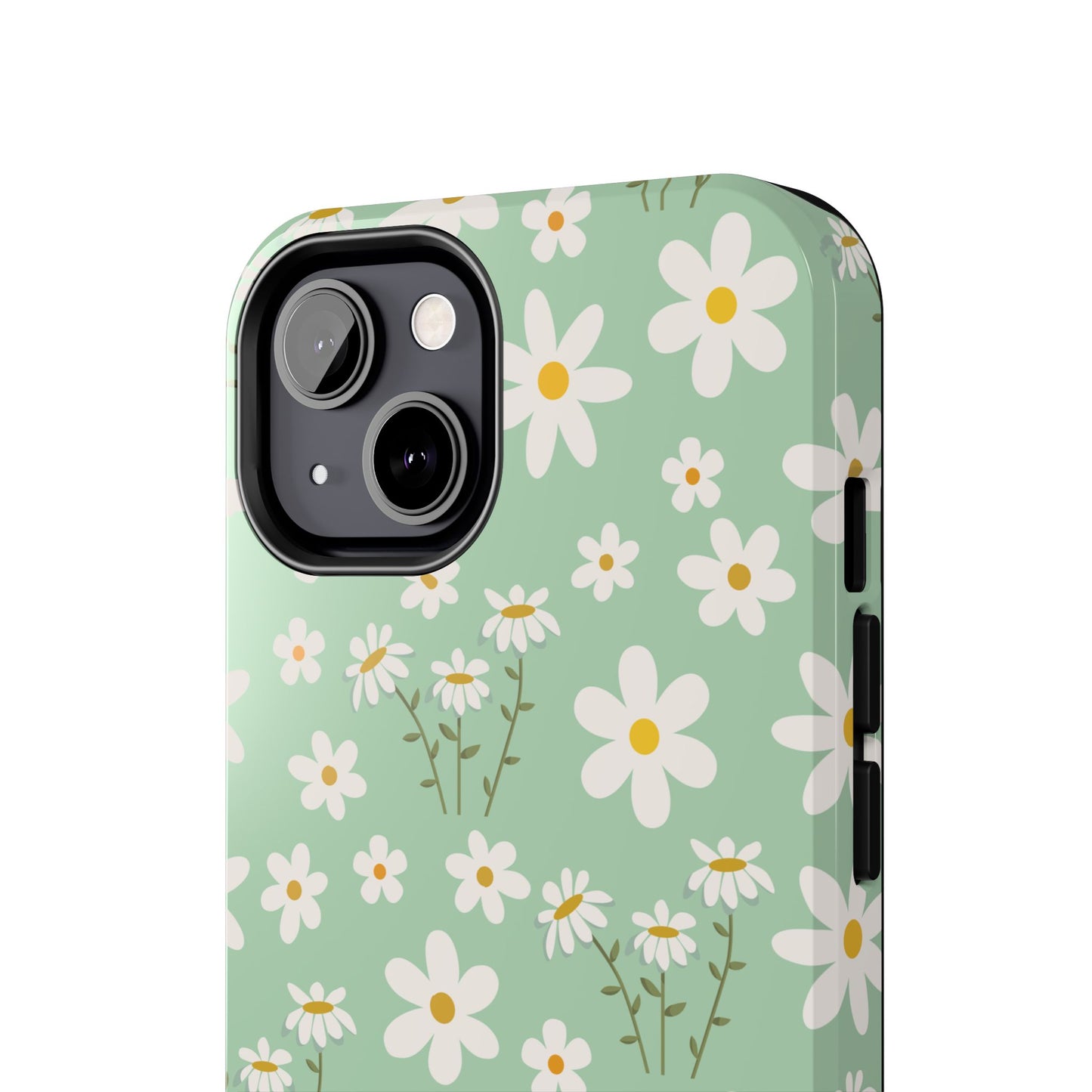 Mint Daisy Delight Tough Phone Case for iPhone and Samsung Galaxy