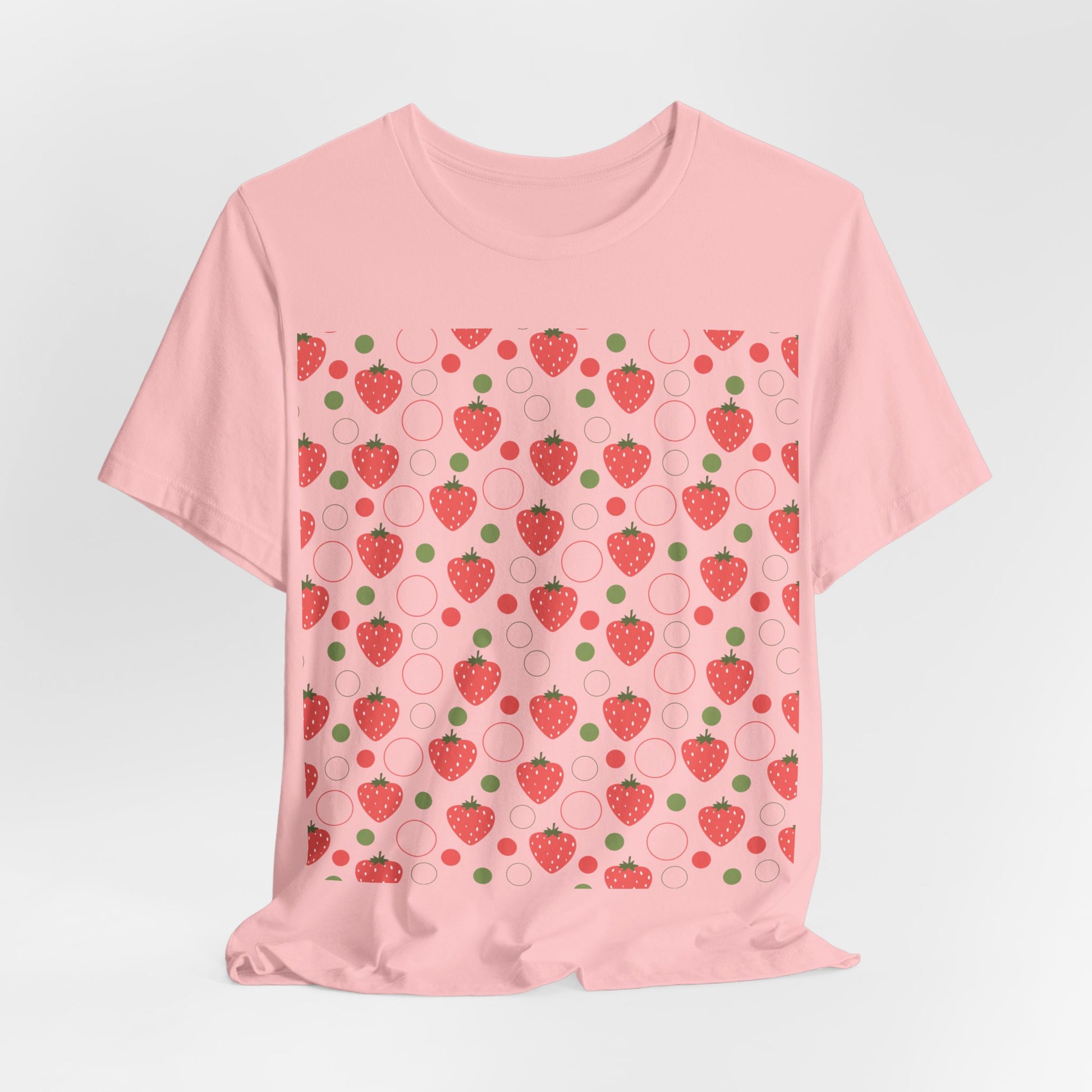 Red Strawberry Bubbles T - Shirt - T - Shirt - Kristine Celestine