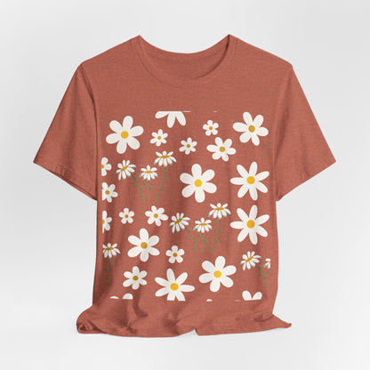 Daisy Meadow Flower Shirt - T - Shirt - Printify - Kristine Celestine