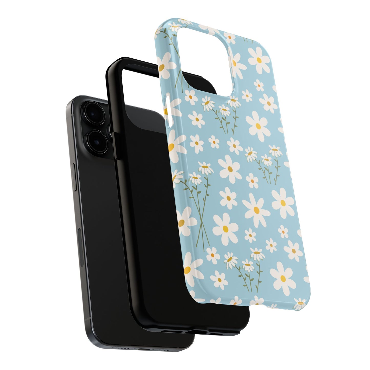 Sky Blue Daisy Tough Phone Case for iPhone and Samsung Galaxy