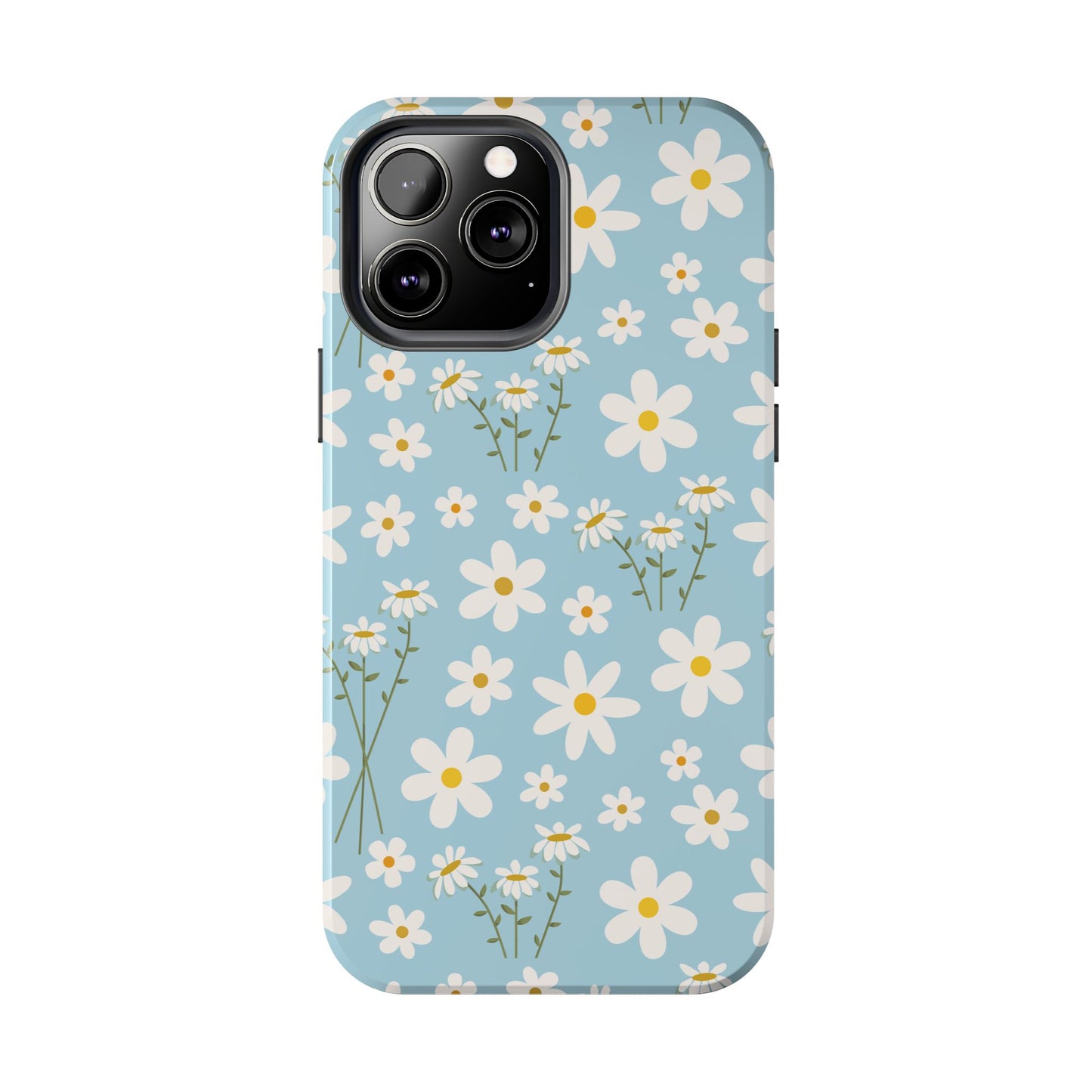 Sky Blue Daisy Tough Phone Case for iPhone and Samsung Galaxy