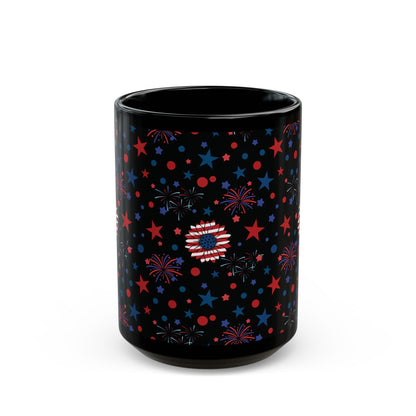 Starry Night America Black Mug Cool Summer Coffee Mug Tea Cup Spring Ceramic Mug