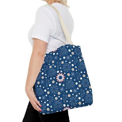 USA Daisy Fireworks Tote Bag - Bags - Kristine Celestine