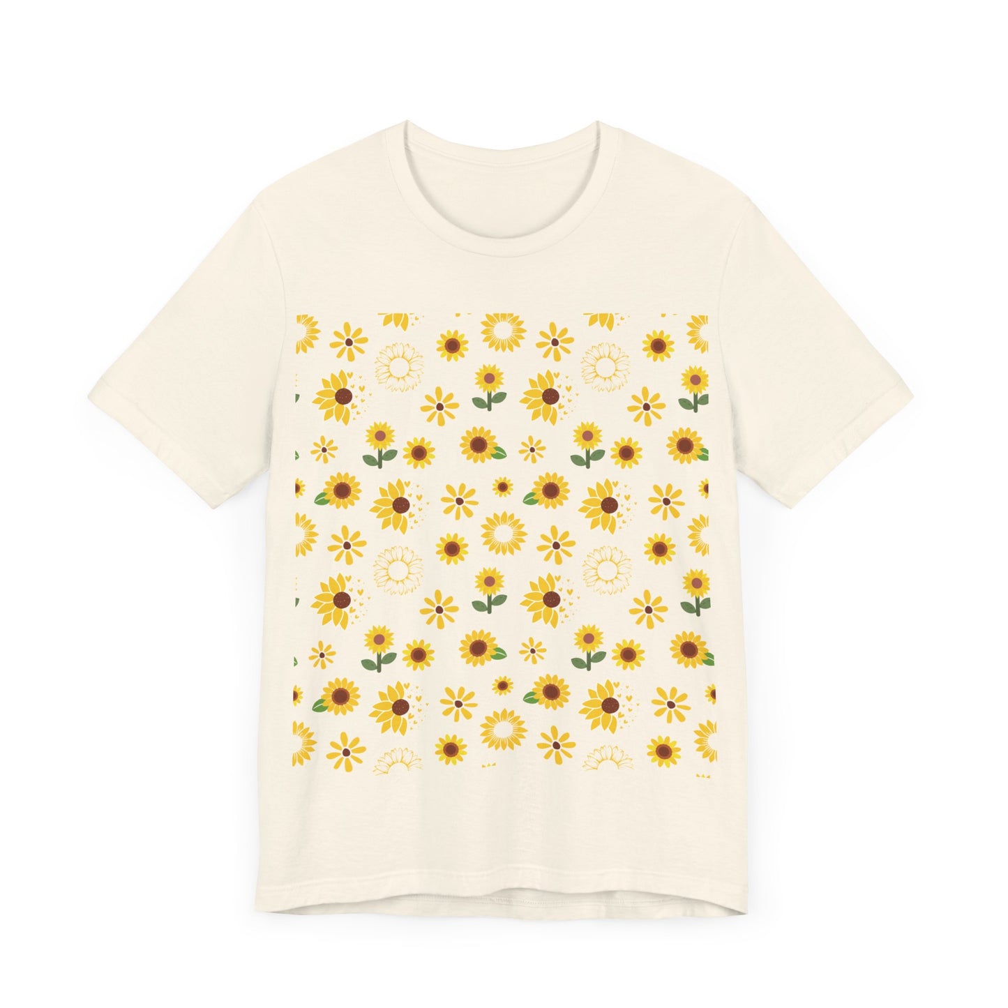 Camisa unisex con ráfaga de girasol