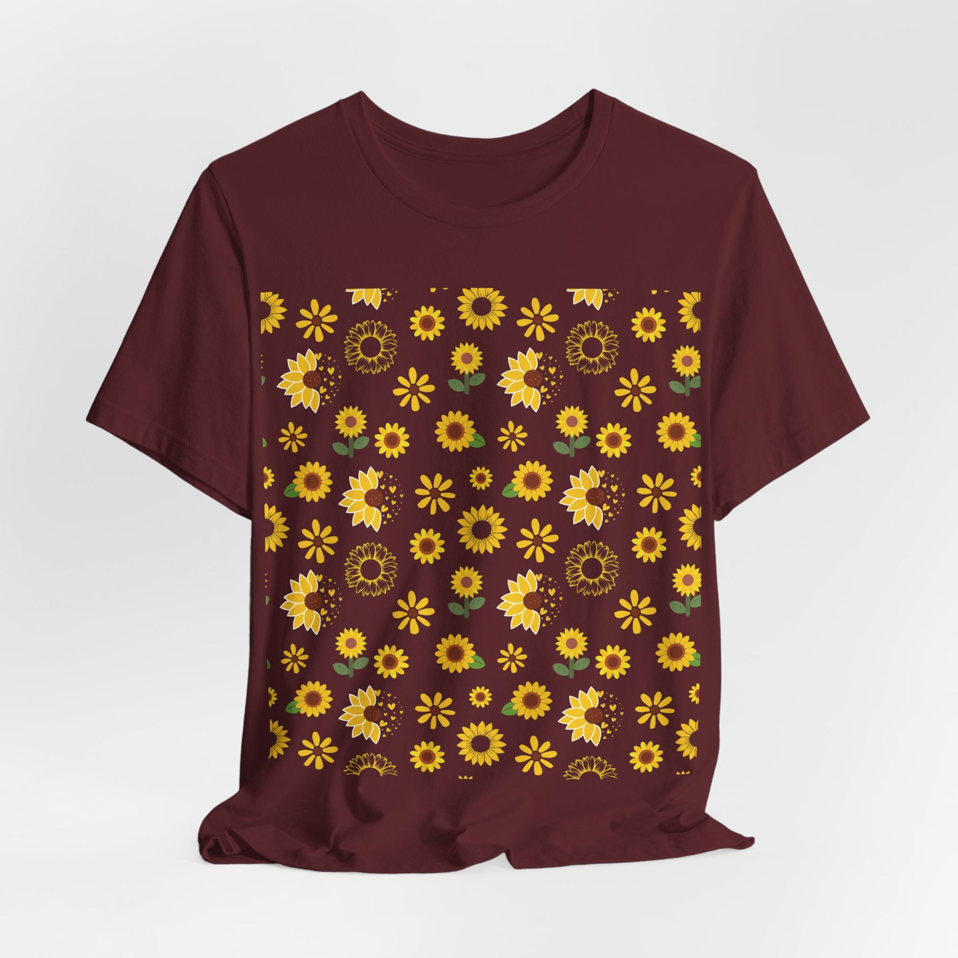 Sunflower Burst Unisex Shirt - T - Shirt - Printify - Kristine Celestine