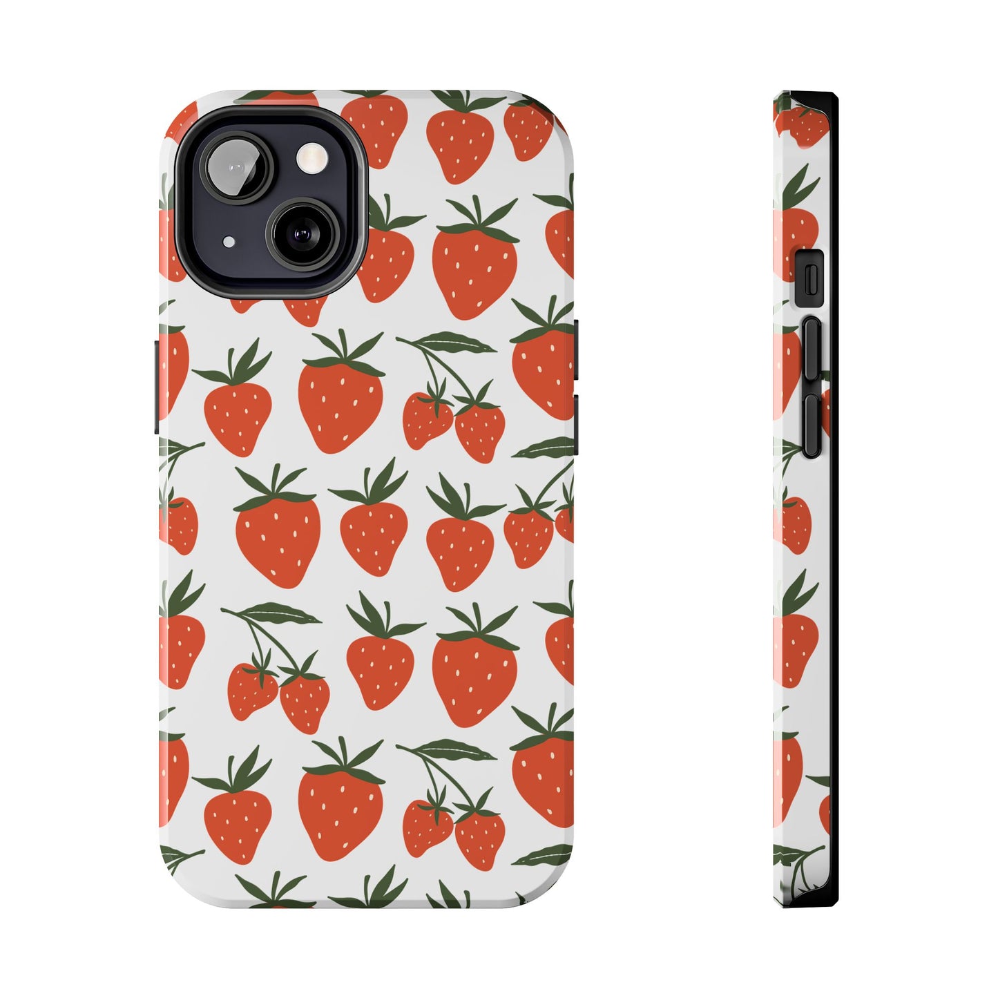 Tropical Strawberry Tough Phone Case for iPhone and Samsung Galaxy