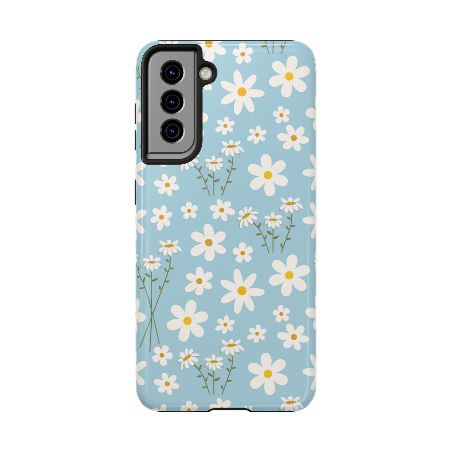 Sky Blue Daisy Tough Phone Case for iPhone and Samsung Galaxy