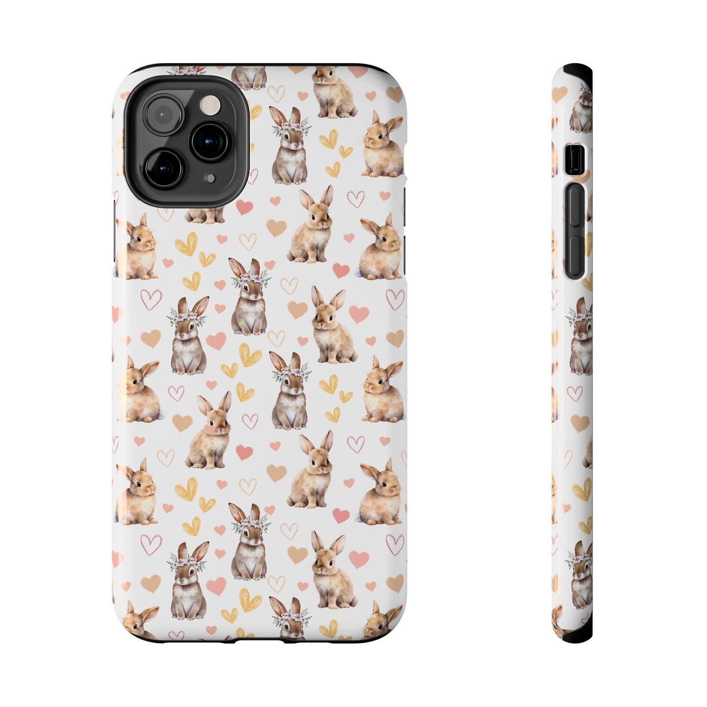 Bunny Love Tough Phone Case for iPhone and Samsung Galaxy