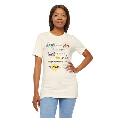 Proverbs 19:21 Bible Verse T-Shirt