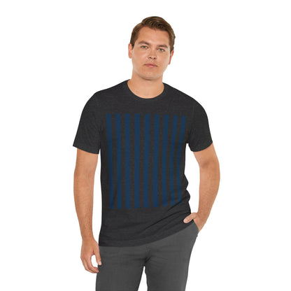 Navy Blue Stripes Shirt Royal Blue T - Shirts - T - Shirt - Kristine Celestine