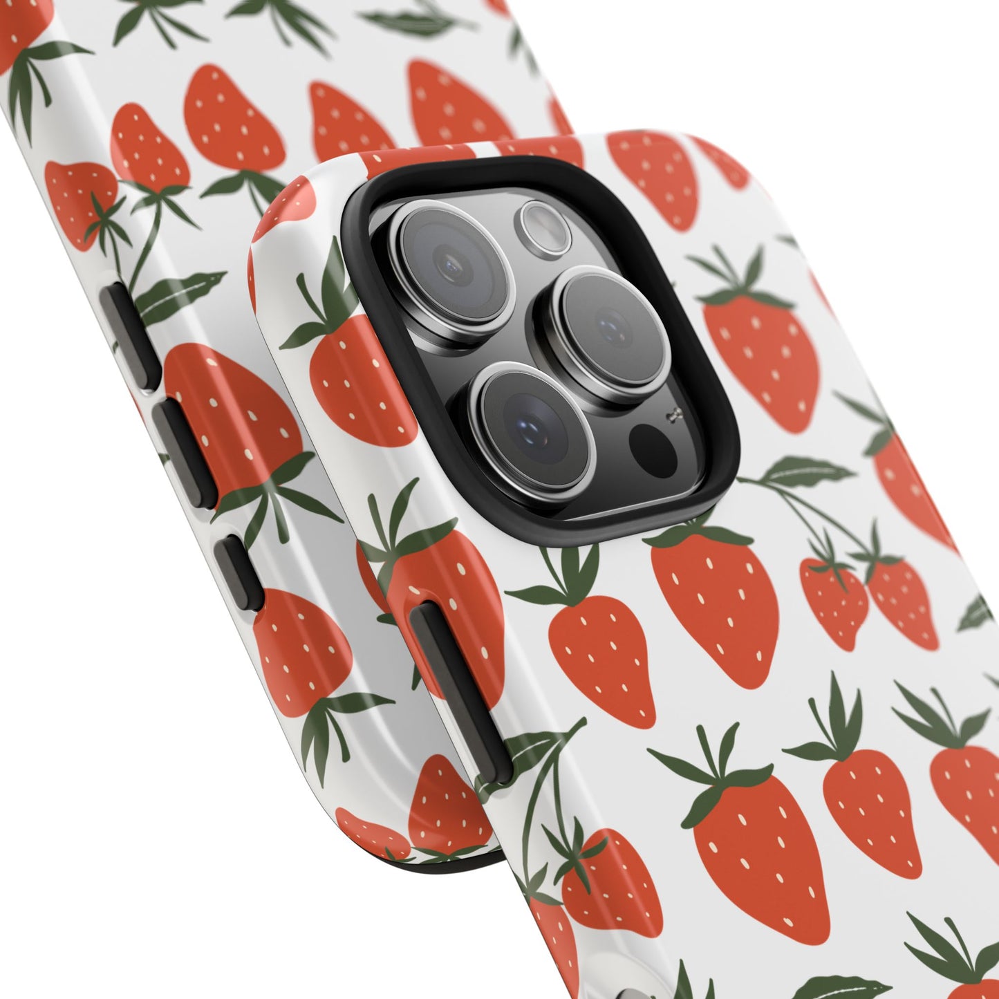 Tropical Strawberry Tough Phone Case for iPhone and Samsung Galaxy