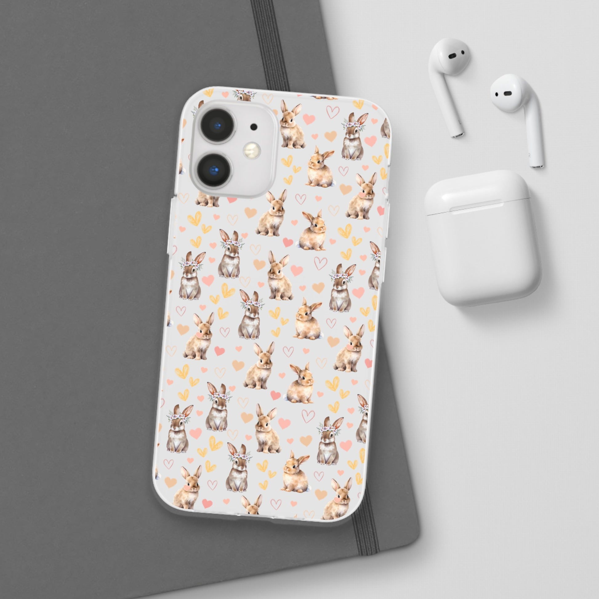 Bunny Love Flexible Phone Case iPhone Case Samsung Galaxy - Phone Case - Kristine Celestine