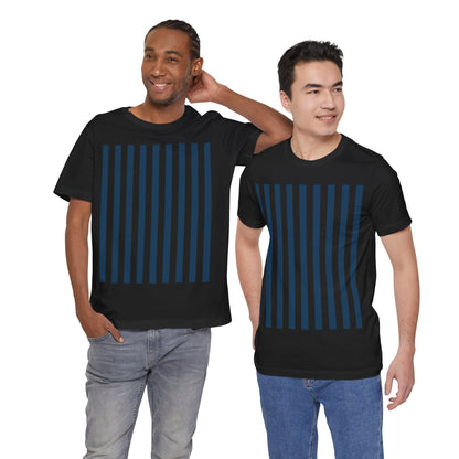 Navy Blue Stripes Shirt Royal Blue T-Shirts