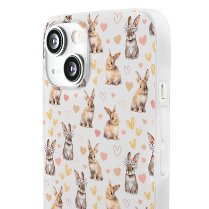 Bunny Love Flexible Phone Case iPhone Case Samsung Galaxy - Phone Case - Kristine Celestine