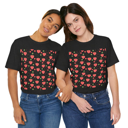 Red Strawberry Bubbles T - Shirt - T - Shirt - Kristine Celestine