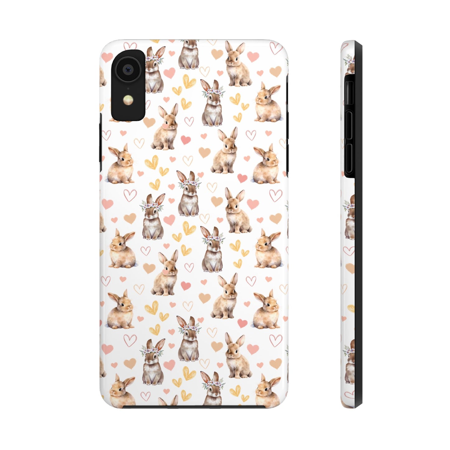 Bunny Love Tough Phone Case for iPhone and Samsung Galaxy