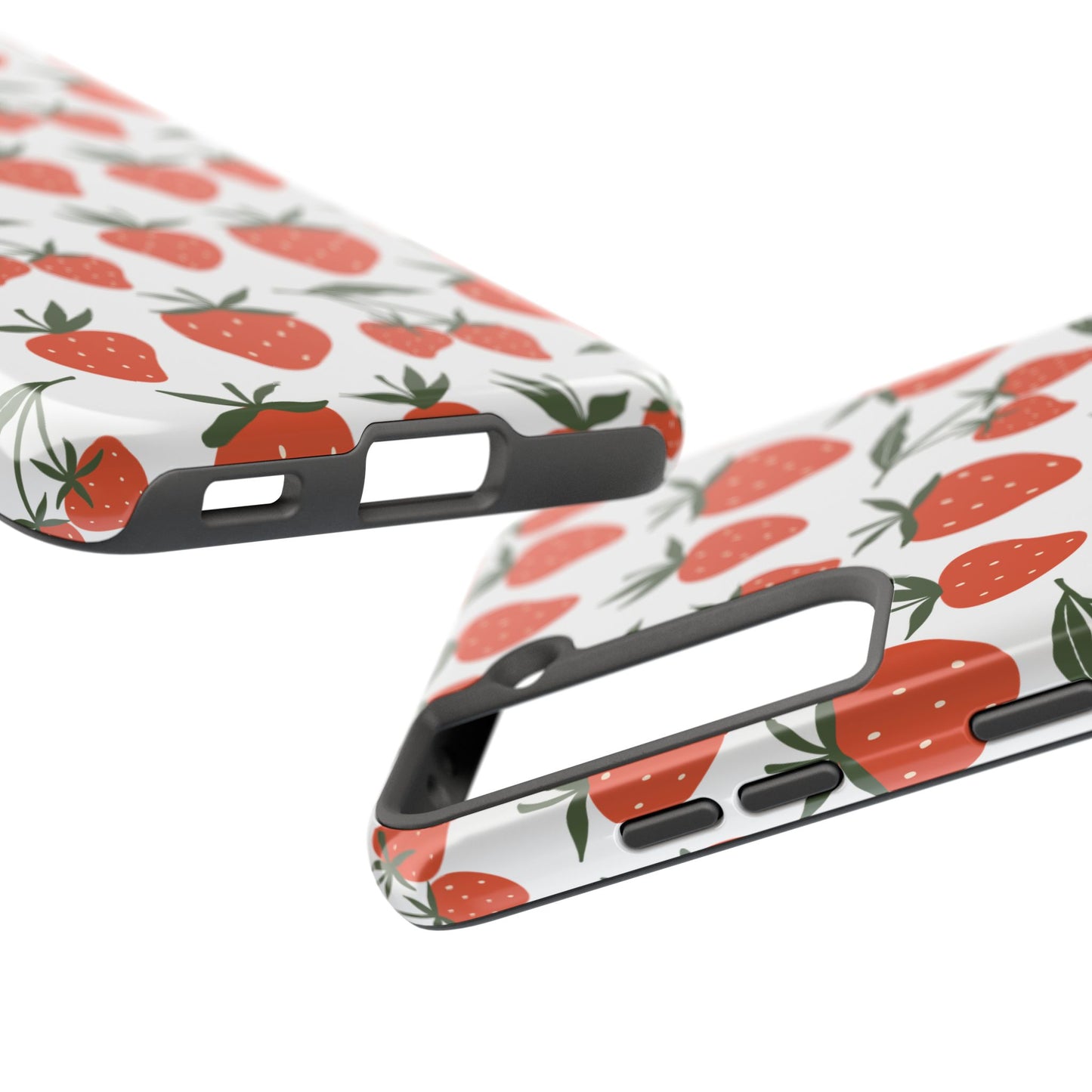 Tropical Strawberry Tough Phone Case for iPhone and Samsung Galaxy