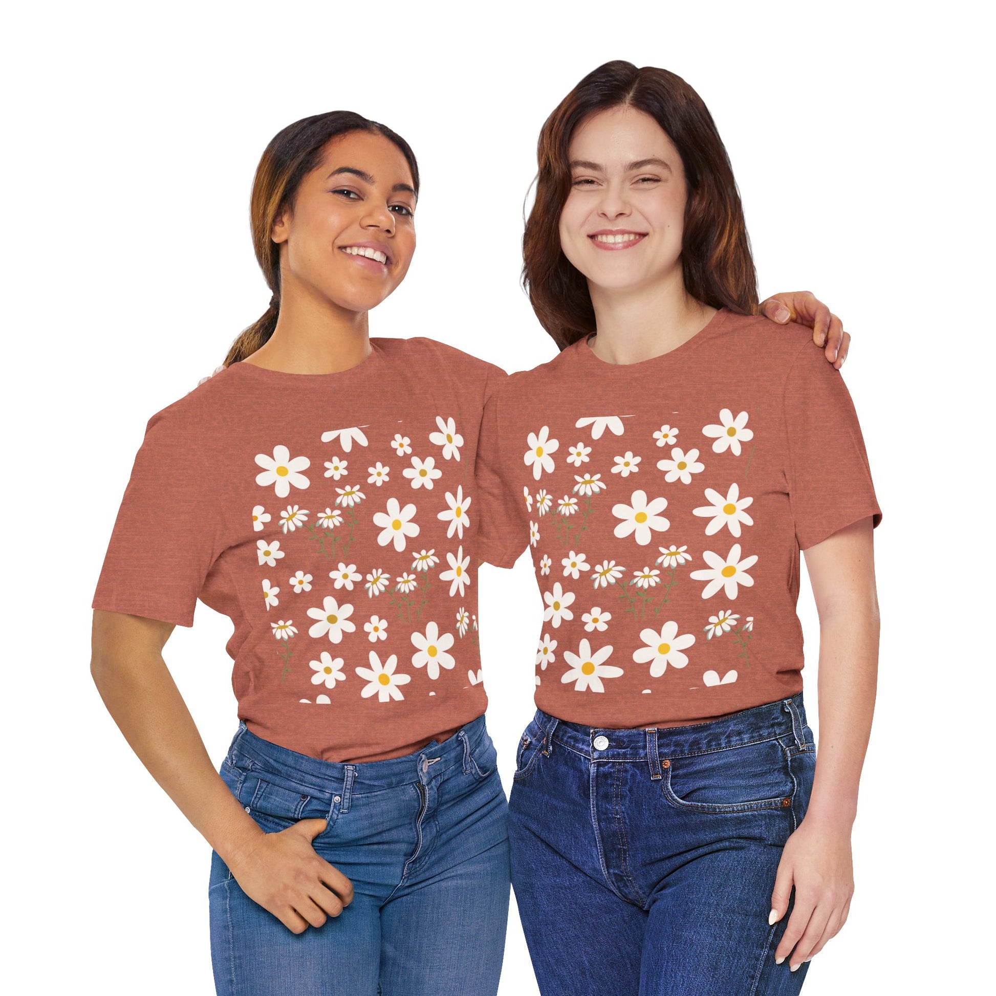 Daisy Meadow Flower Shirt - T - Shirt - Printify - Kristine Celestine