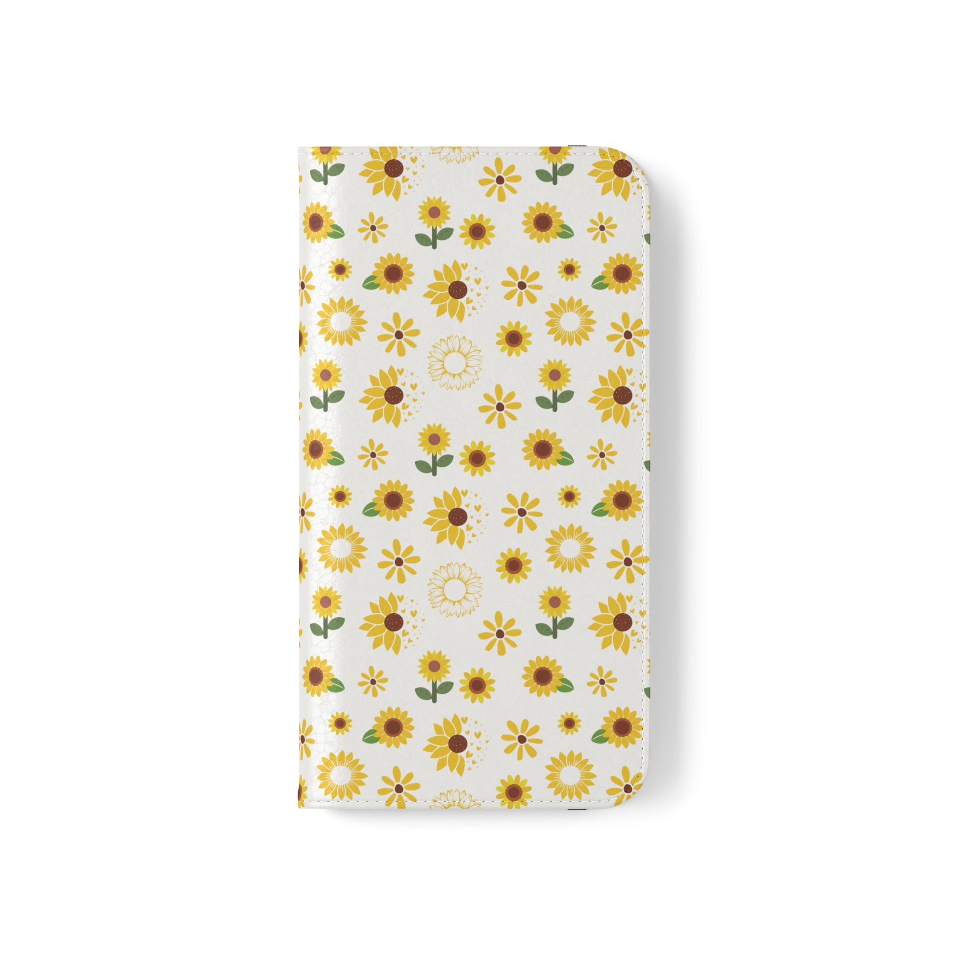 Sunflower Burst Flip Phone Case Cover with Pockets - Phone Case - Kristine Celestine