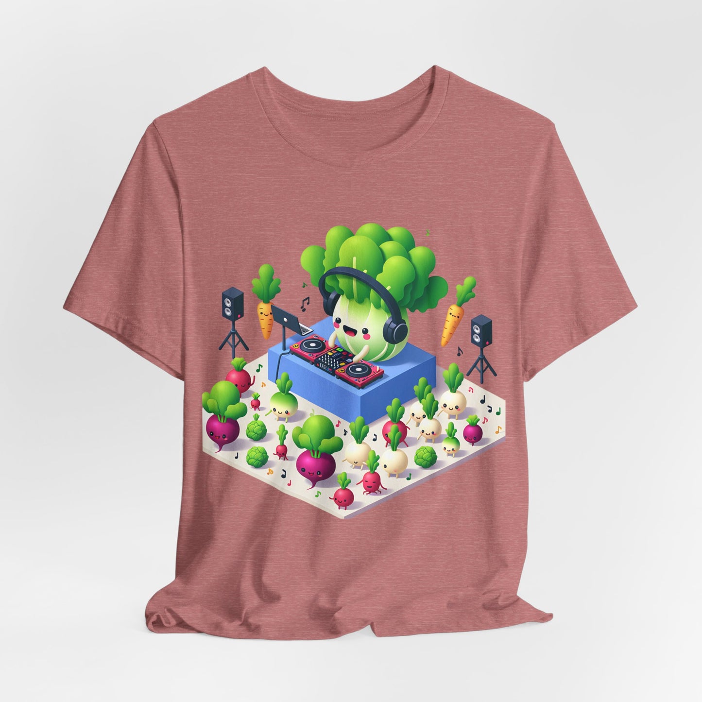 Veggie Party DJ Lettuce Turning Up the Beet T-Shirt