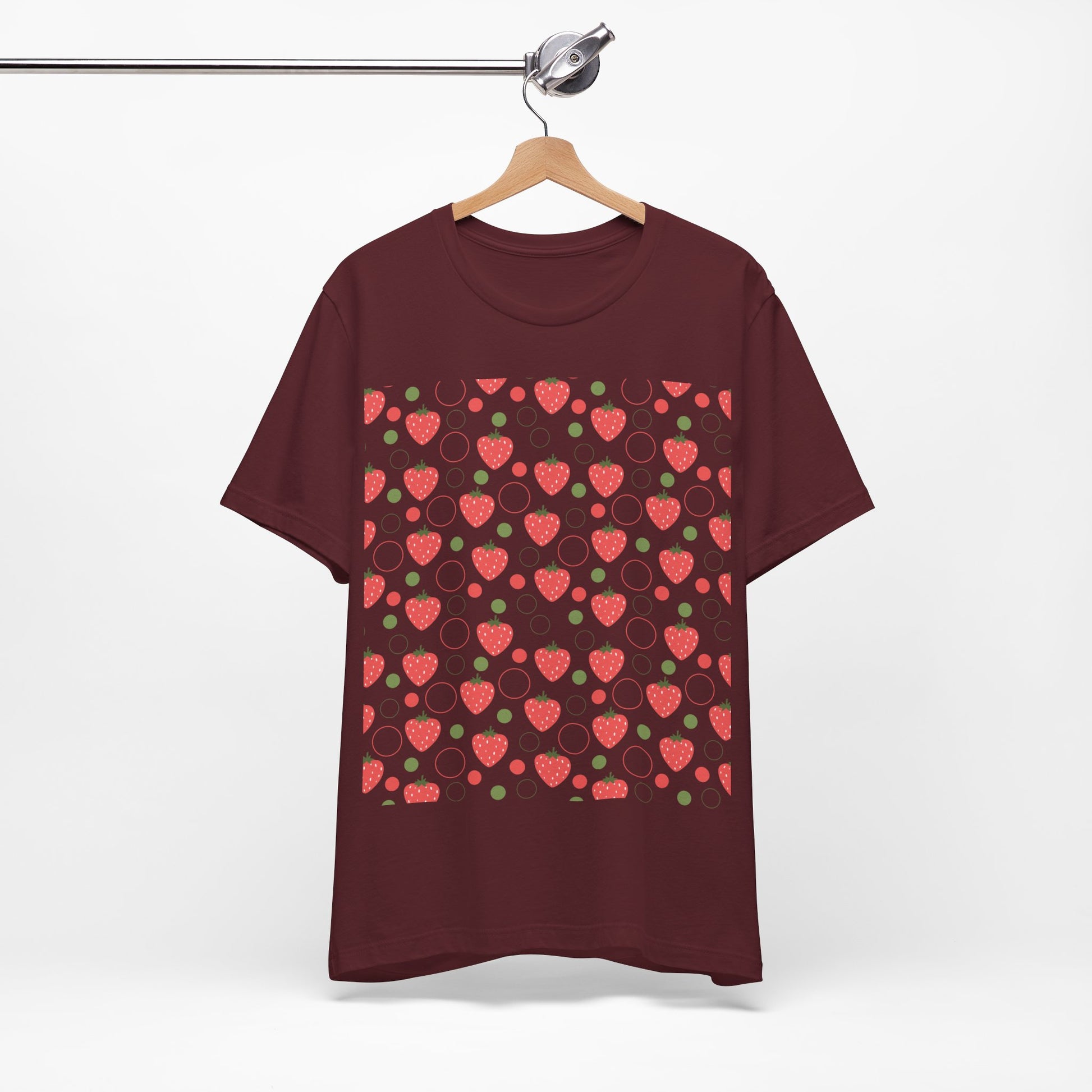 Red Strawberry Bubbles T - Shirt - T - Shirt - Kristine Celestine