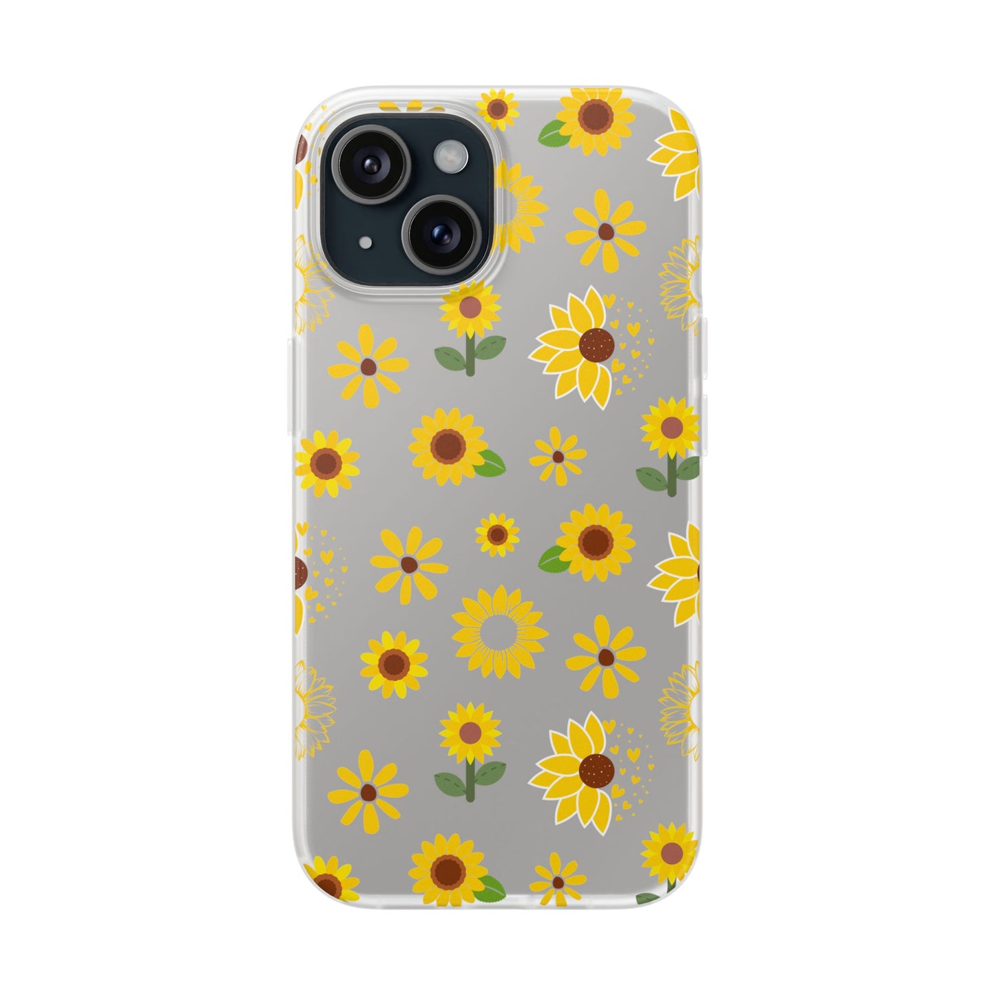 Sunflower Burst Flexible Phone Case iPhone Case Samsung Galaxy