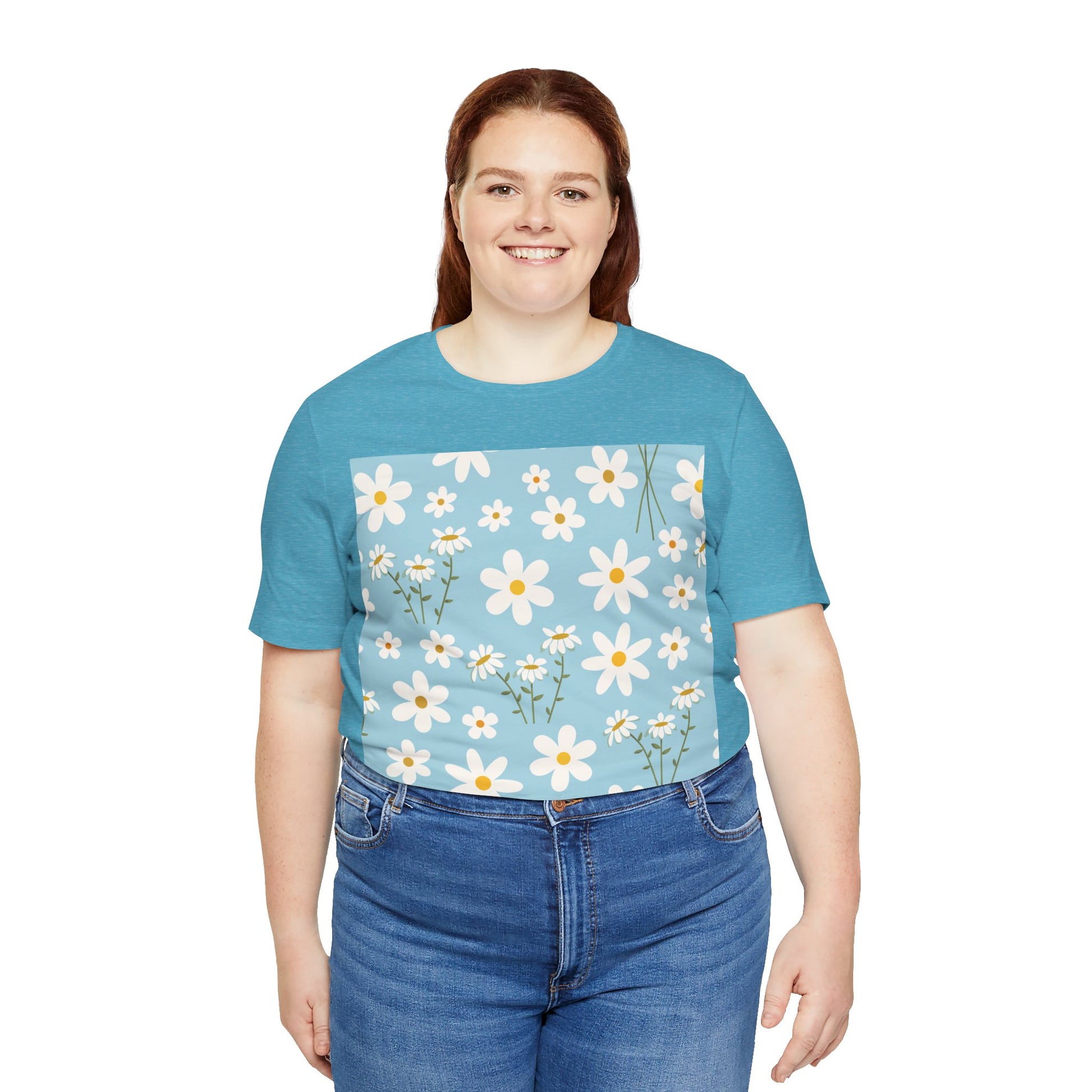 Sky Blue Daisy T - Shirt - T - Shirt - Kristine Celestine