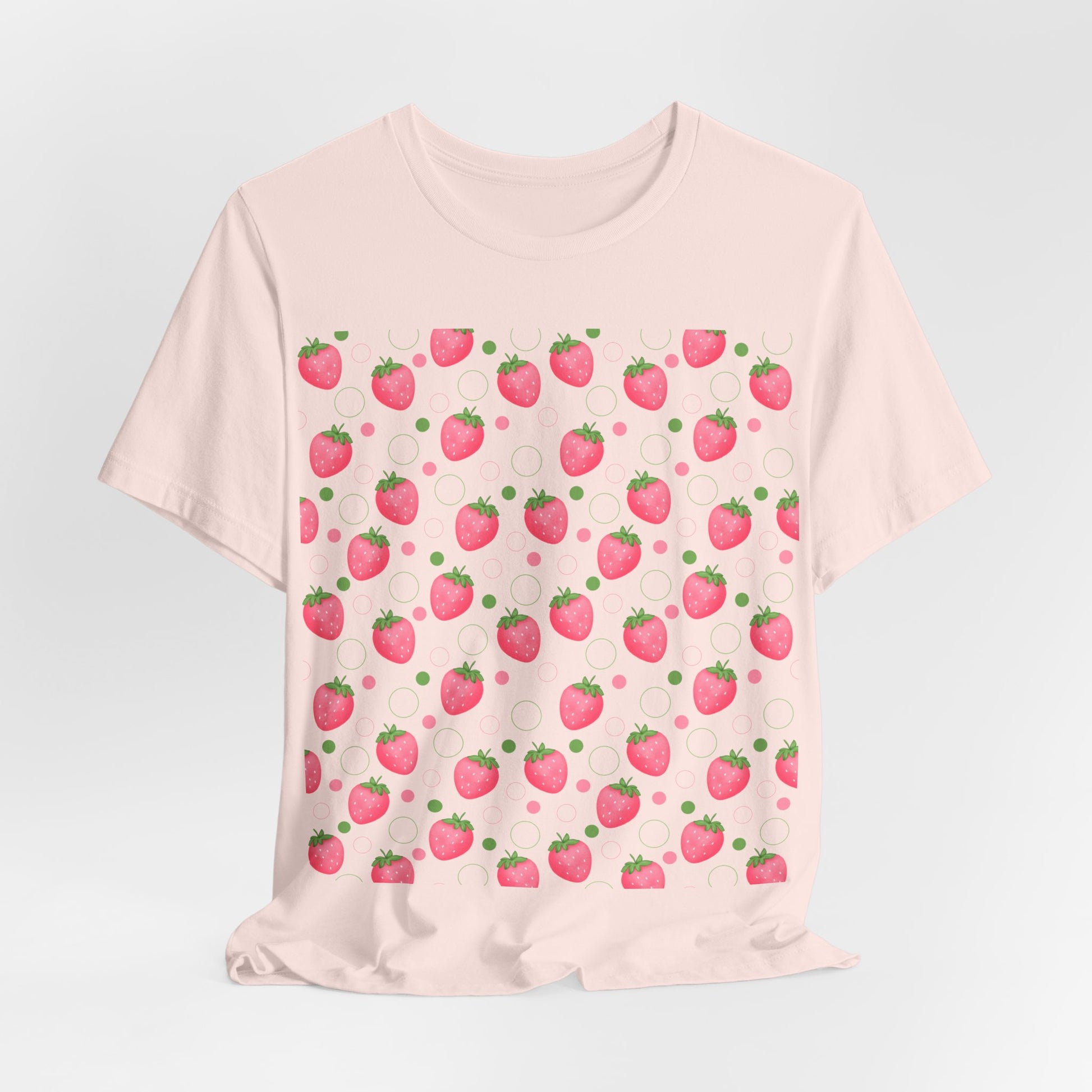 Pink Strawberry Bubbles T - Shirt - T - Shirt - Kristine Celestine