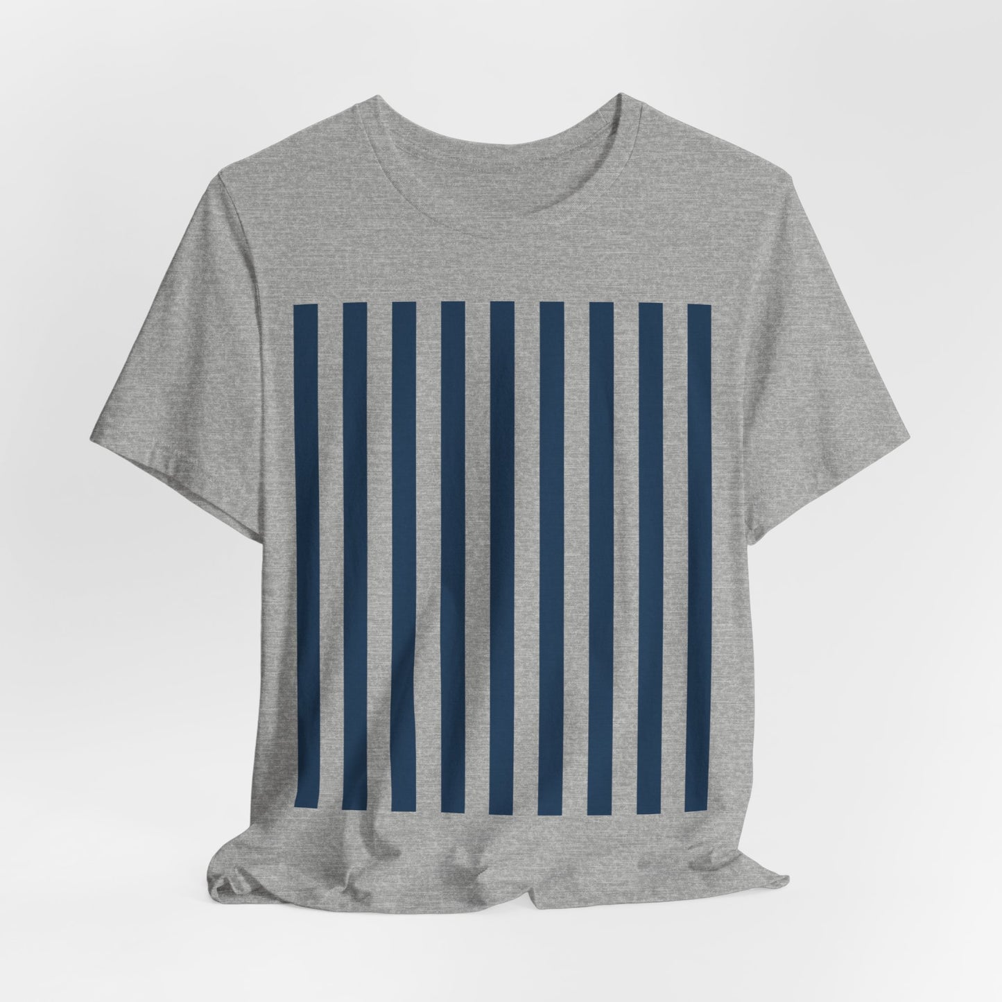 Navy Blue Stripes Shirt Royal Blue T - Shirts - T - Shirt - Kristine Celestine