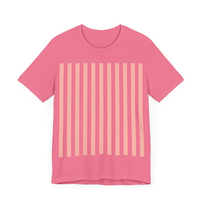 Coral Pink Stripes Shirt