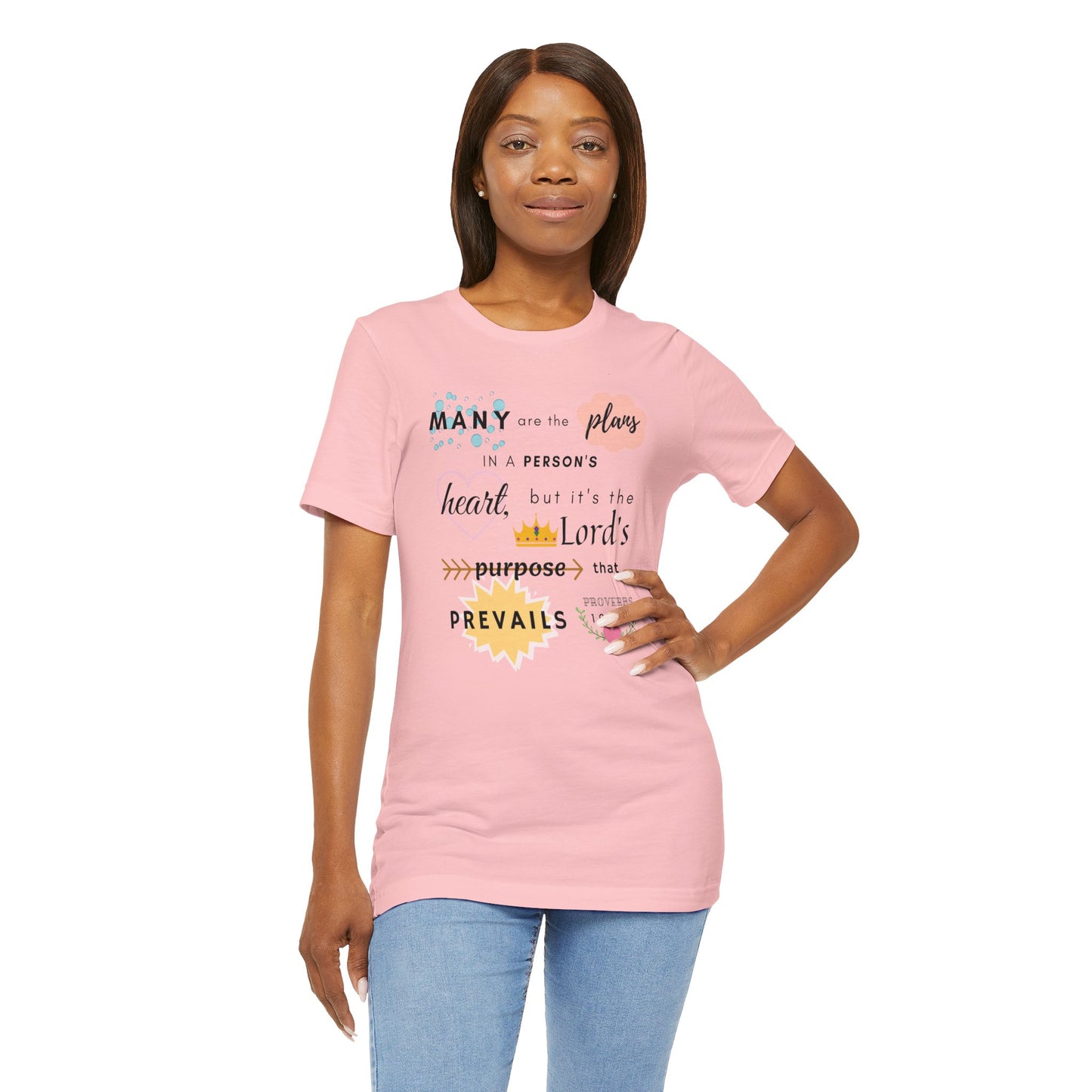 Proverbs 19:21 Bible Verse T-Shirt