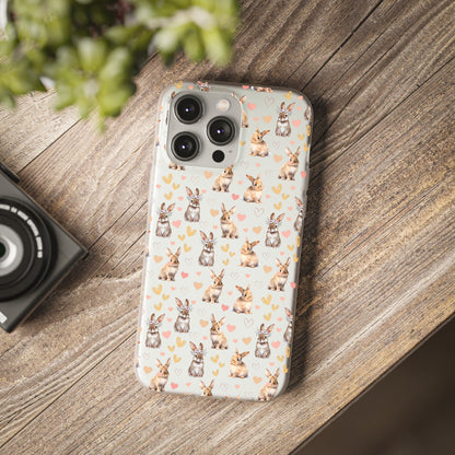 Bunny Love Flexible Phone Case iPhone Case Samsung Galaxy - Phone Case - Kristine Celestine