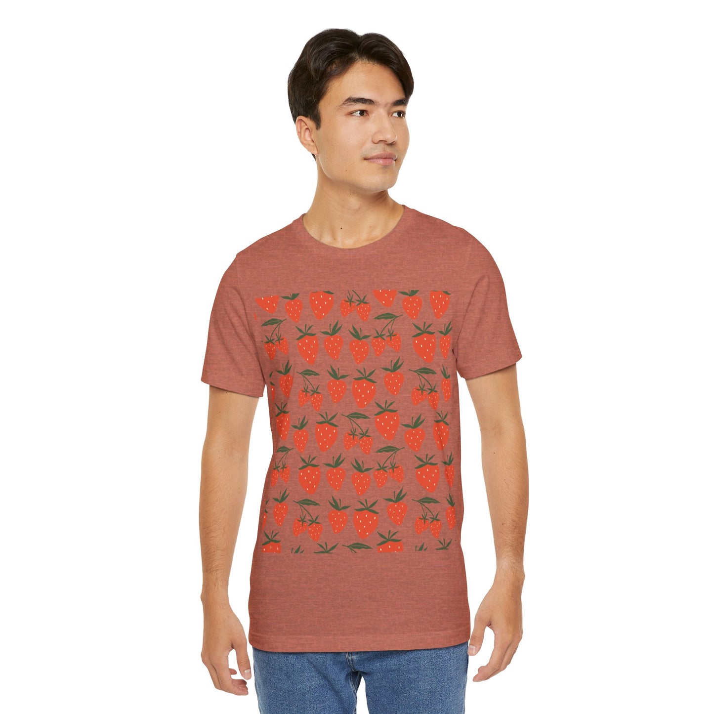 Tropical Strawberry T - Shirt - T - Shirt - Kristine Celestine