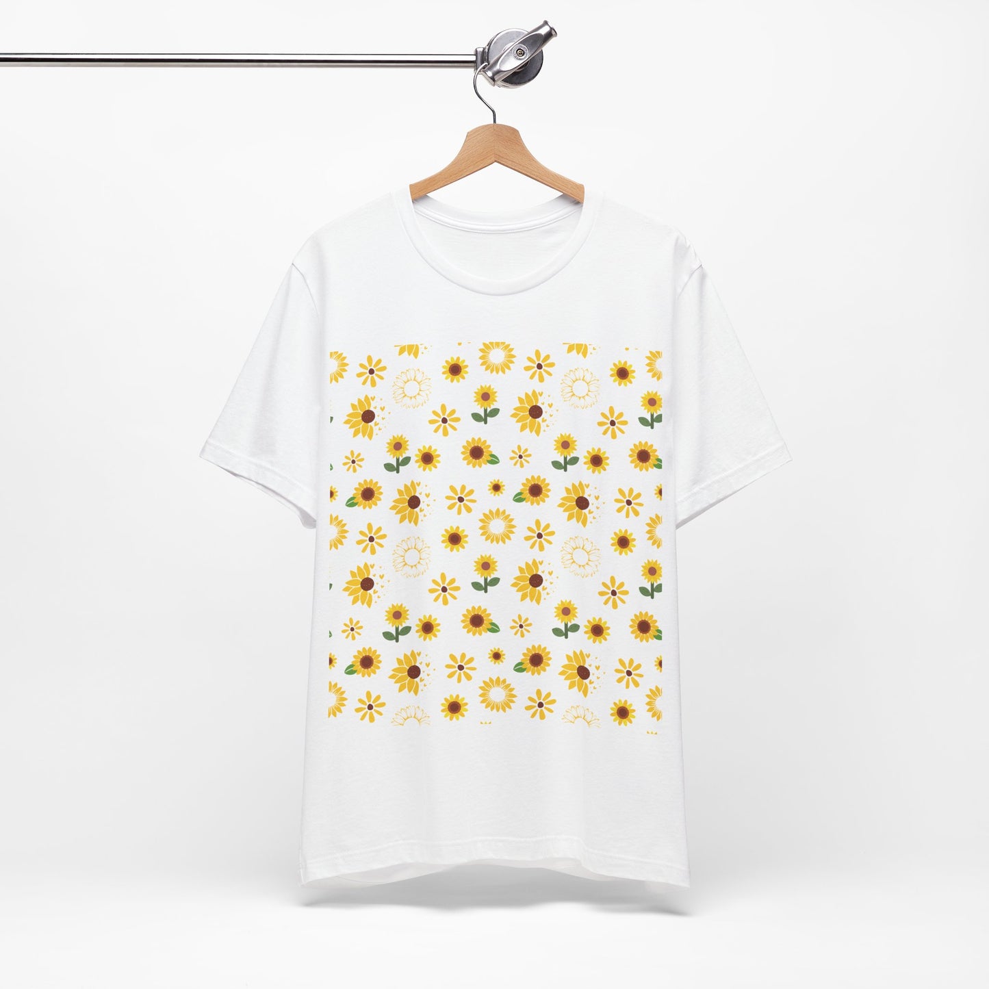 Camisa unisex con ráfaga de girasol