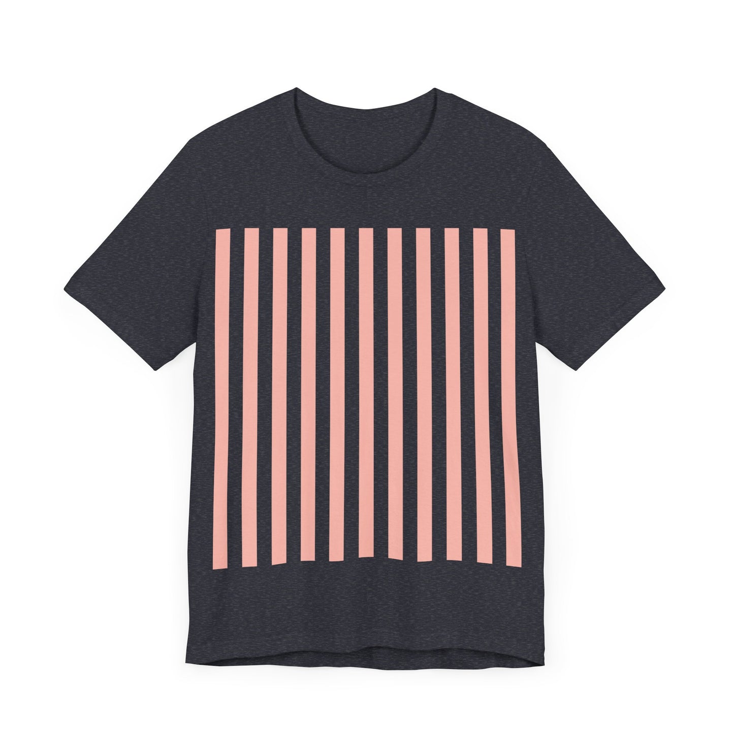 Coral Pink Stripes Shirt