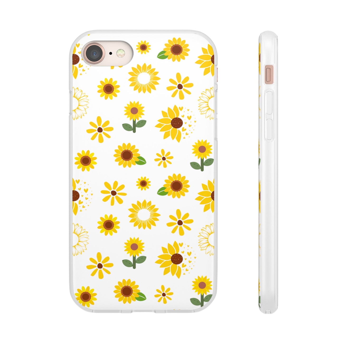 Sunflower Burst Flexible Phone Case iPhone Case Samsung Galaxy