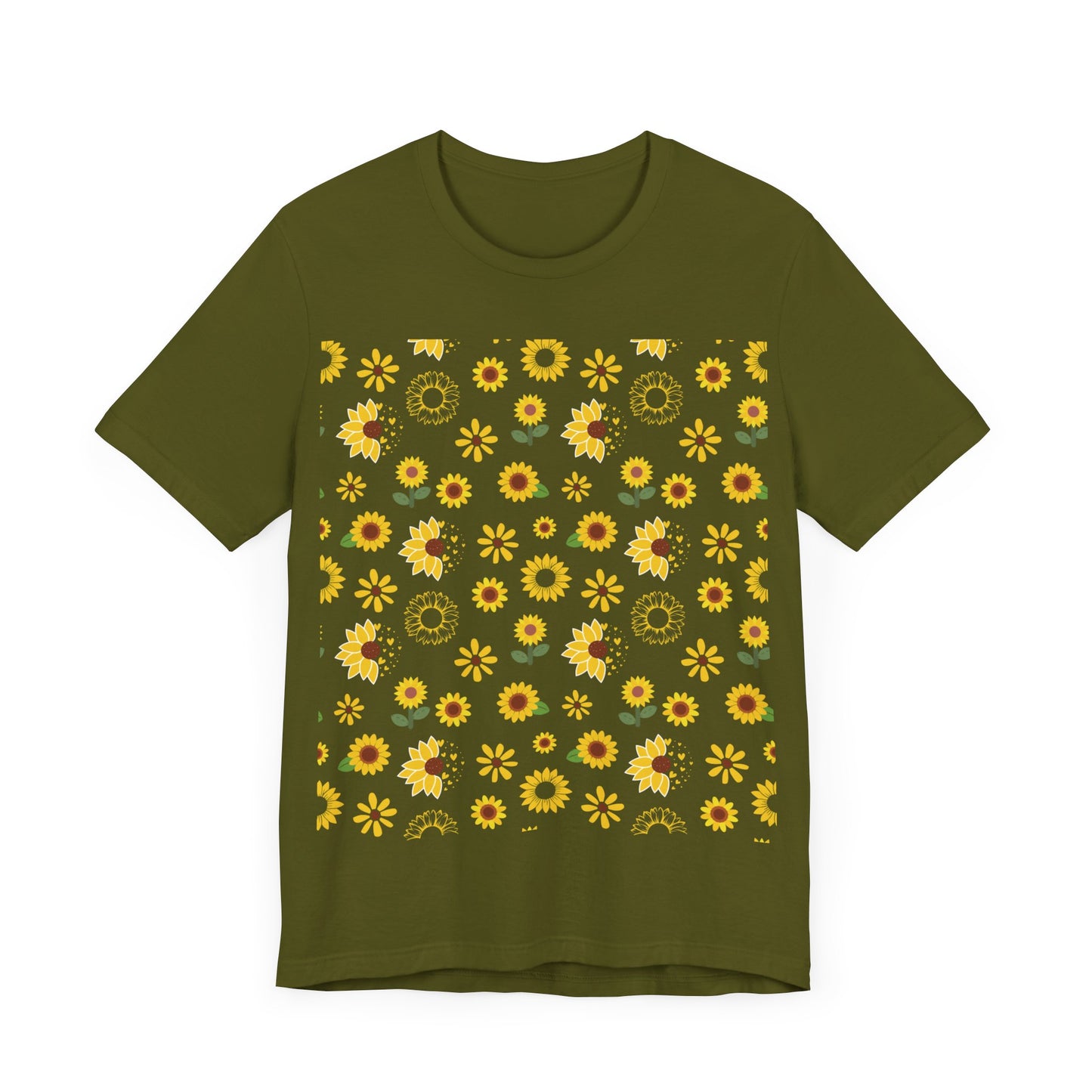 Camisa unisex con ráfaga de girasol