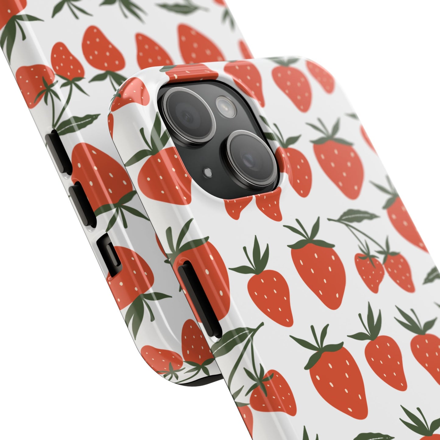 Tropical Strawberry Tough Phone Case for iPhone and Samsung Galaxy