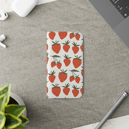 Tropical Strawberry Flip Phone Case Cover with Pockets - Phone Case - Kristine Celestine