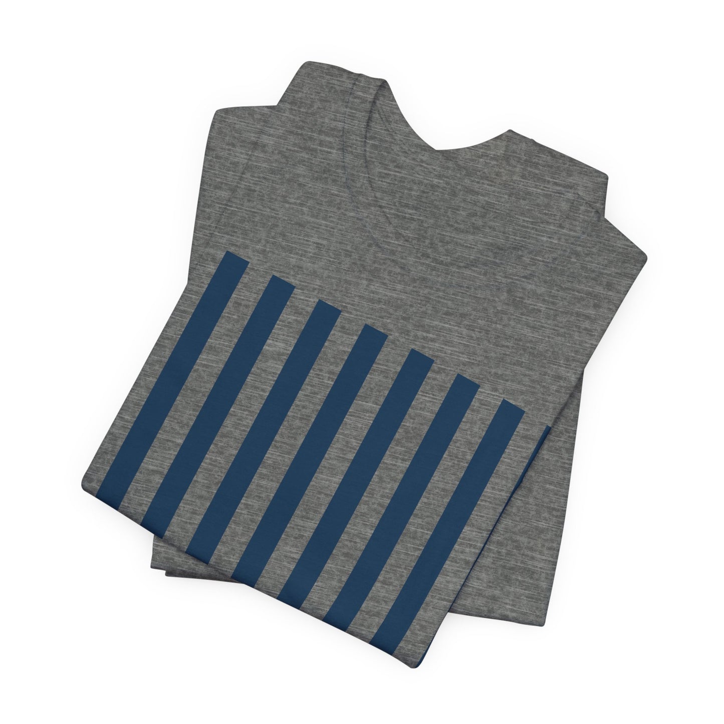 Navy Blue Stripes Shirt Royal Blue T-Shirts